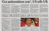 Libyan official in London Calls for Jews to Return